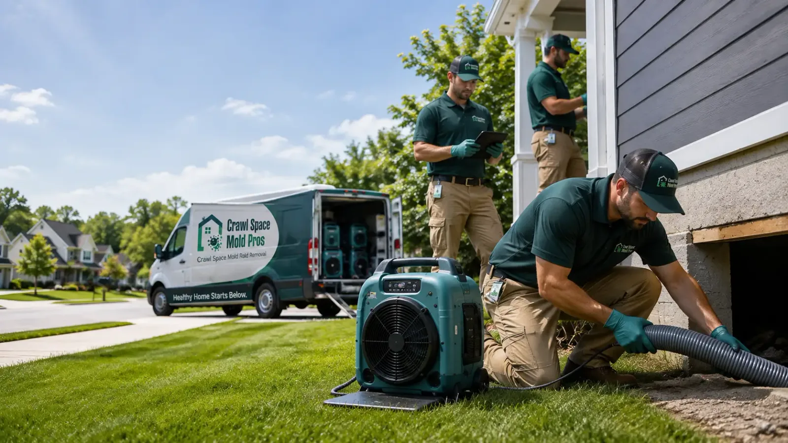 Crawl Space Mold Removal in Montpelier, ID